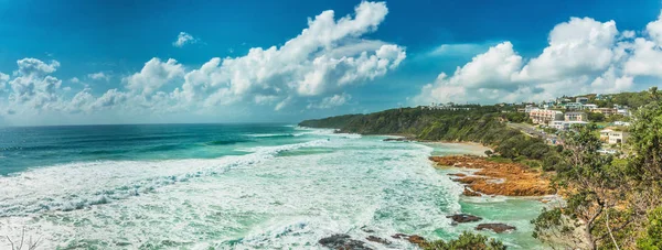 Сонячний День Пляжі Coolum Квінсленд Sunshine Coast Австралії — стокове фото
