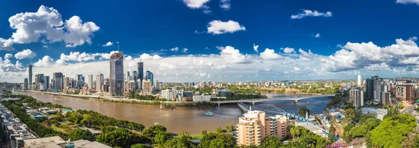 Brisbane Australia Marzo 2018 Imagen Panorámica Brisbane Cbd South Bank — Foto de Stock