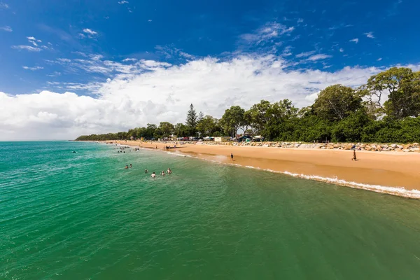 Hervey Bay Aus Abril 2018 Gente Disfrutando Agradable Día Verano — Foto de Stock