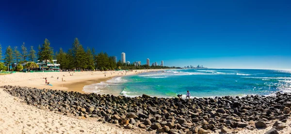 Costa Oro Aus Luglio 2018 Skyline Della Gold Coast Spiaggia — Foto Stock