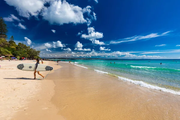 Coolangatta Austrálie Květen 2017 Coolangatta Beach Rainbow Bay Gold Coast — Stock fotografie