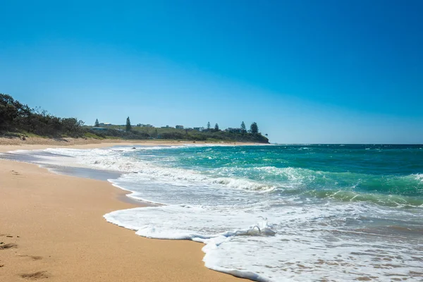 Sunny Pohled Shelly Beach Caloundra Sunshine Coast Queensland Austrálie — Stock fotografie