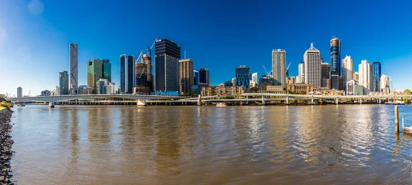 Brisbane Australia Agosto 2018 Vista Panoramica Brisbane South Bank Sul — Foto Stock