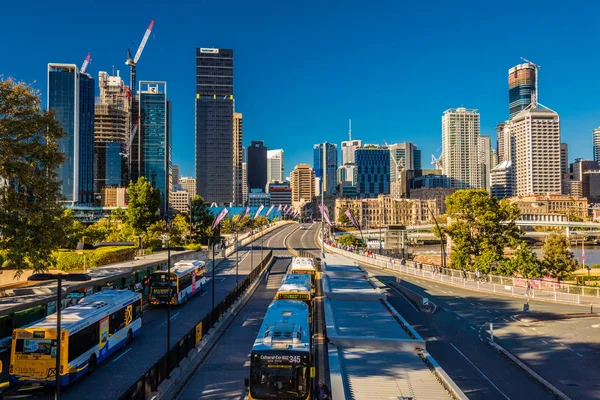 Brisbane Australia Aug 2018 Panoramic View Brisbane South Bank River — Stock Photo, Image