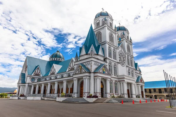 萨摩亚阿皮亚 2016年9月30日 萨摩亚首都阿皮亚纯洁的构想大教堂 — 图库照片