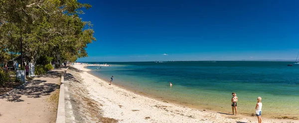 Bribie 澳大利亚 2018年9月1日 Bongaree 码头附近的海滩 Bribie 岛西侧 昆士兰 — 图库照片