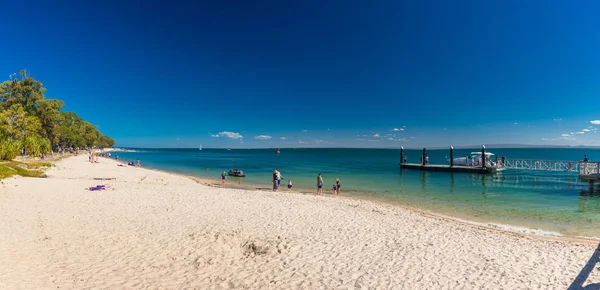 Bribie 澳大利亚 2018年9月1日 Bongaree 码头附近的海滩 Bribie 岛西侧 昆士兰 — 图库照片