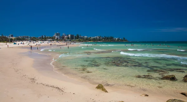 Caloundra Aus Nov 2018 Calda Giornata Sole Kings Beach Calundra — Foto Stock