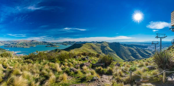 Christchurch Gondola Porto Lyttelton Port Hills Nuova Zelanda South Island — Foto Stock