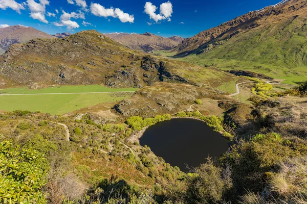 Lac Diamond Dans Parc National Aspiring Près Wanaka Nouvelle Zélande — Photo