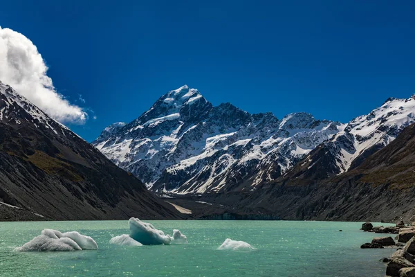 Mouintains Hooker Valley Track Aoraki National Park Nuova Zelanda Isola — Foto Stock