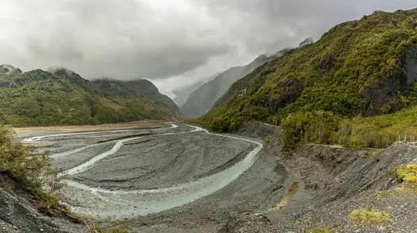 Wanderung Zum Franz Josef Gletscher Den Südalpen Südinsel Neuseeland — Stockfoto