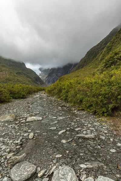 Senderismo Glaciar Franz Josef Los Alpes Del Sur Isla Sur —  Fotos de Stock