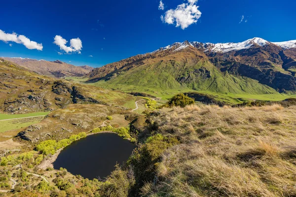 Diamond Lake Nel Aspiring National Park Vicino Wanaka Nuova Zelanda — Foto Stock
