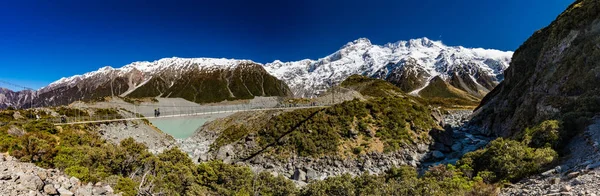 Mouintains Prosti Völgyben Nyomon Aoraki Nemzeti Park Zéland Dél Sziget — Stock Fotó