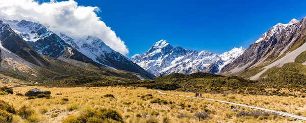 Mouintains Долині Хукер Трек Південному Острові Нової Зеландії Aoraki Національний — стокове фото