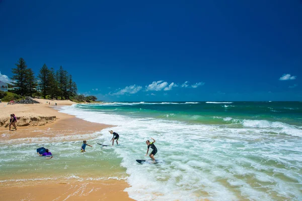 Caloundra Aus Décembre 2018 Journée Été Ensoleillée Moffat Beach Calundra — Photo