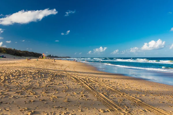 Caloundra Aus Dec 2018 Hot Sunny Summer Day Moffat Beach — Fotografia de Stock