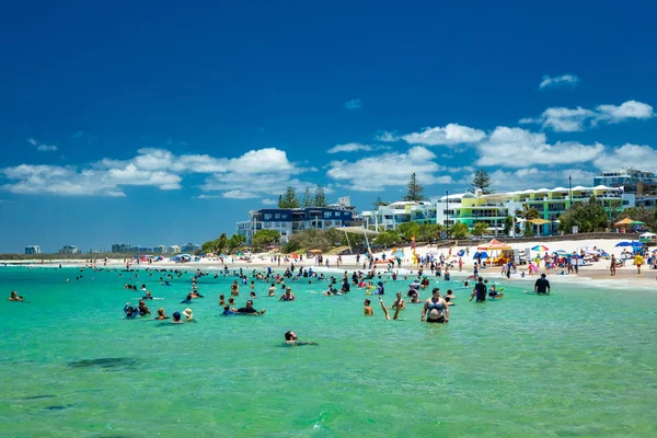 Caloundra Aus Jan 2019 Gorący Słoneczny Dzień Kings Beach Vrhnika — Zdjęcie stockowe