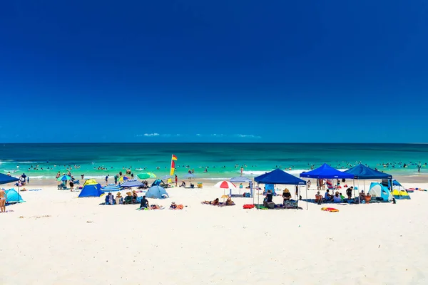 Caloundra Aus Ene 2019 Día Soleado Caliente Kings Beach Calundra — Foto de Stock