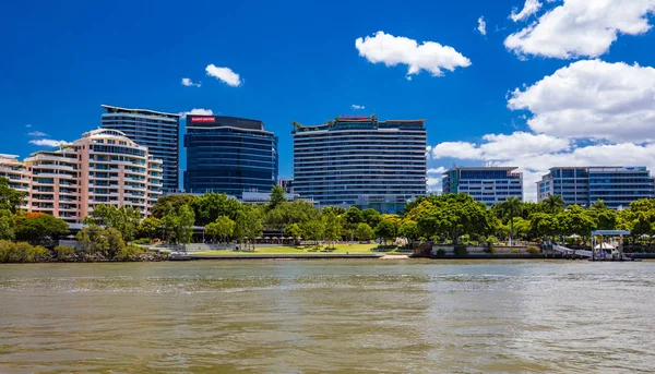 Brisbane Aus Dic 2018 Sede Del Centro Vuelo Nuevos Edificios —  Fotos de Stock