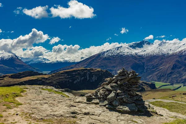 Rocky Mountain en Diamond Lake in het Mt aspirant National Park — Stockfoto