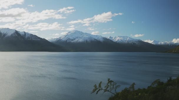 パノラマの景色 リマーカブルズ ワカティプ湖 クイーンズタウン ニュージーランド南島 — ストック動画