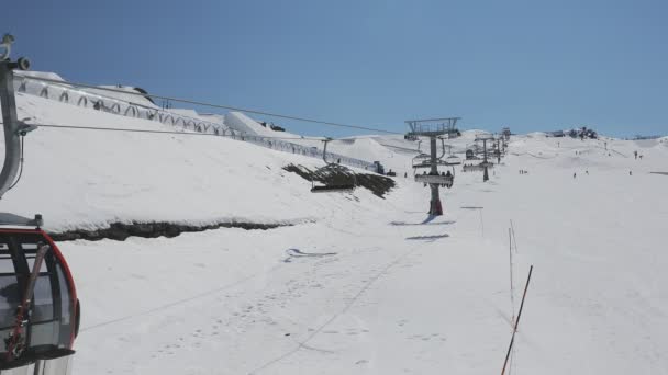 Cardrona Nueva Zelanda Oct 2018 Personas Que Disfrutan Actividades Esquí — Vídeo de stock