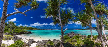 Eton Beach, Efate Island, Vanuatu, near Port Vila - famous beach clipart