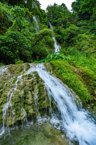 Mele Maat Cascades Port Vila, Efate sziget, Vanuatu, Dél-PA — Stock Fotó