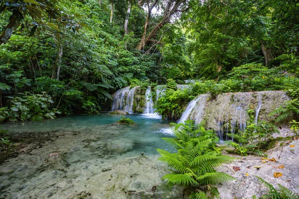 Mele Maat Cascades en Port Vila, Efate Island, Vanuatu, South Pa —  Fotos de Stock