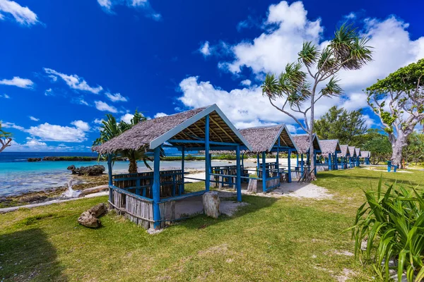 Eton Beach, Efate Island, Vanuatu, in de buurt van Port Vila-Famous Beach — Stockfoto