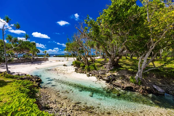 Eton Beach, île d'Efate, Vanuatu, près de Port Vila - célèbre plage — Photo