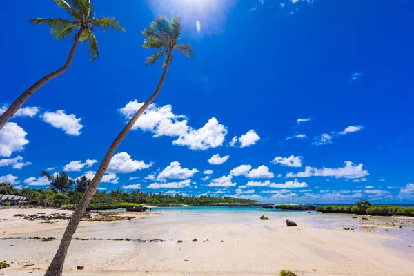 Eton beach, efate island, vanuatu, in der Nähe von port vila - berühmter Strand — Stockfoto