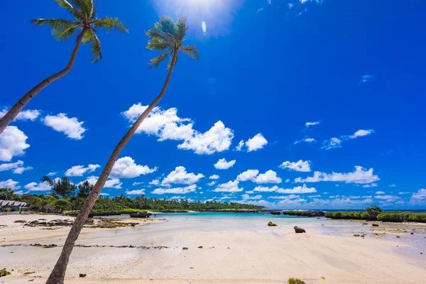 Eton Beach, Efate sziget, Vanuatu, a közelben Port Vila-híres strand — Stock Fotó