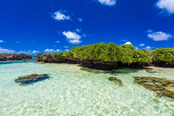 伊顿海滩, 埃法特岛, 瓦努阿图, 维拉港附近 - 著名的海滩 — 图库照片