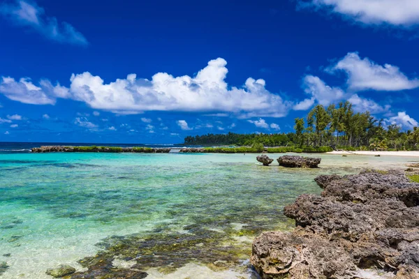 Eton Beach, Efate Island, Vanuatu, nära Port Vila-berömd strand — Stockfoto