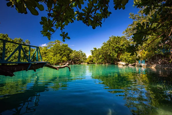 Mavi lagün, Port Vila, Efate, Vanuatu — Stok fotoğraf