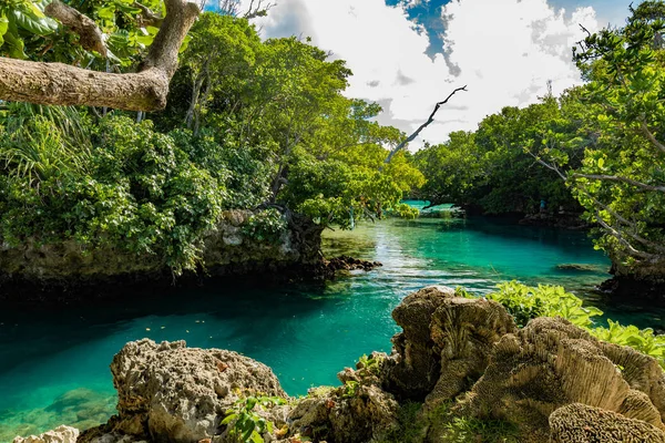 Laguna Azul, Port Vila, Efate, Vanuatu — Foto de Stock