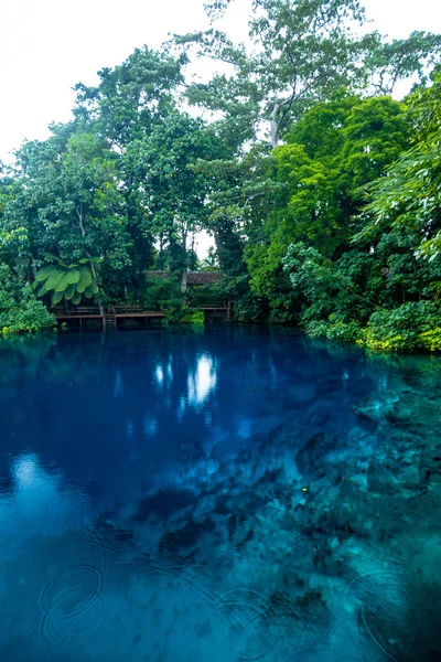 Nanda Blue Hole, Espiritu Santo, Vanuatu, Luganville — Zdjęcie stockowe