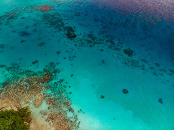 Champagne Beach, Vanuatu, Espiritu Santo-ön, nära Luganville — Stockfoto