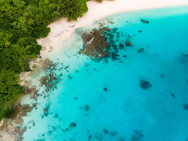 Champagne Beach, Vanuatu, Espiritu Santo Eiland, in de buurt van Luganville — Stockfoto