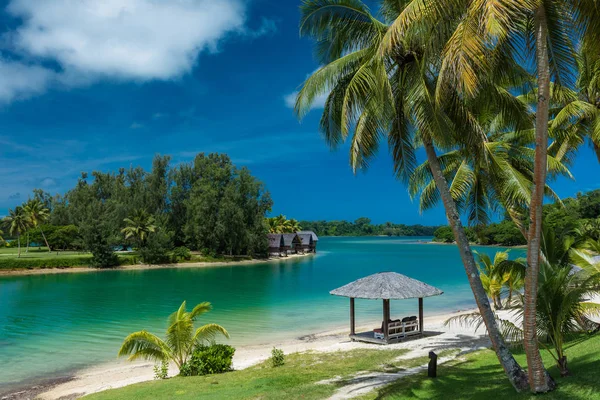 Tropisches Urlaubsziel in Port Vila, Fate Island, Vanuatu, — Stockfoto