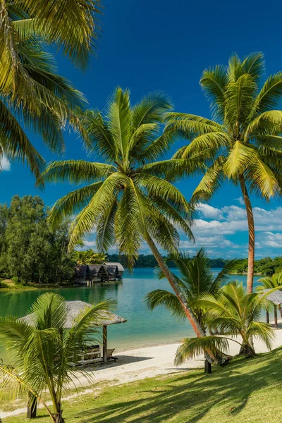 Тропічний курорт призначення в Порт-Віла, Efate Island, Вануату, — стокове фото