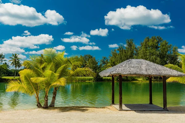 Destination station balnéaire tropicale à Port Vila, île d'Efate, Vanuatu , — Photo