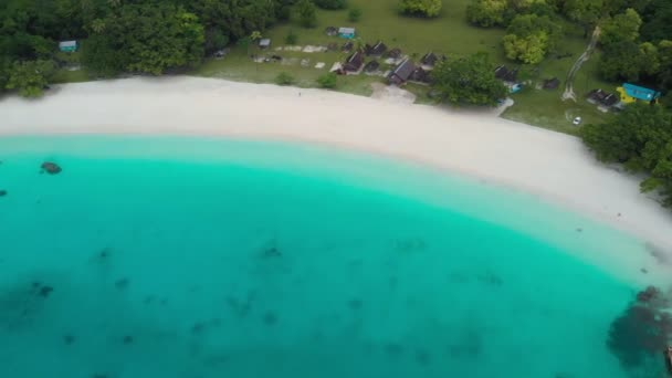 Champagne Beach Vanuatu Espiritu Santo Island Luganville South Pacific — Stock Video