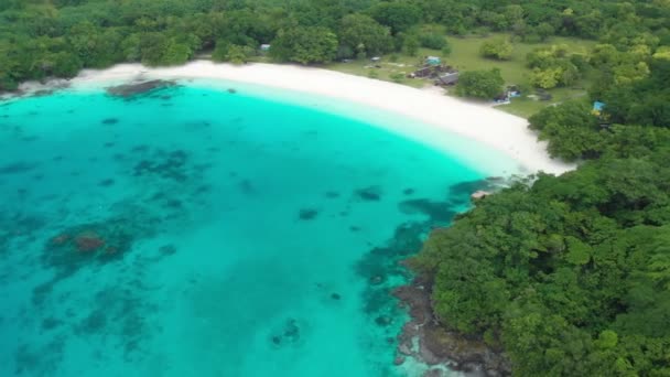 Champagne Beach Vanuatu Isola Espiritu Santo Vicino Luganville Pacifico Meridionale — Video Stock