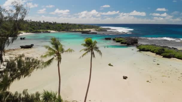 Eton Beach Efate Island Vanuatu Port Vila Famous Beach East — Stock Video
