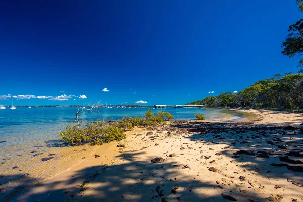 Coochiemudlo Adası'nda güneşli bir gün, Brisbane, Queensland, Australi — Stok fotoğraf