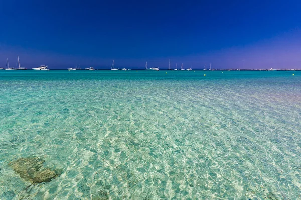 Summer Majorca Trenc Ses Arenes Beach Balearic Islands Spain July — Stock Fotó